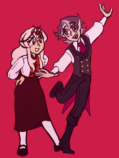 December 2025. Shelby and Avid, Vampires SMP.